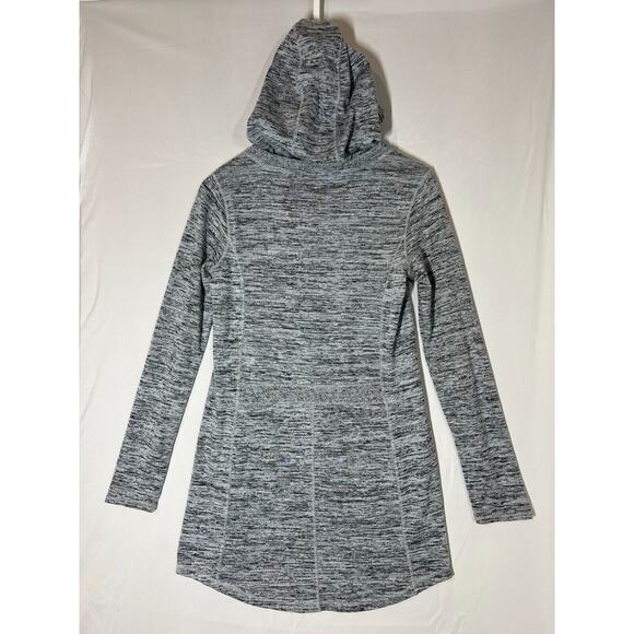 Athleta Techie Sweat Popover Dress Womens Sz XS Hooded Pockets Athleisure Casual - Picture 6 of 13